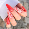 Smalto gel colorato - Claresa RED № 400, 5 ml