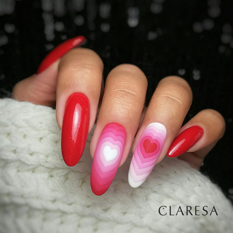 Smalto gel colorato - Claresa RED № 411, 5 ml