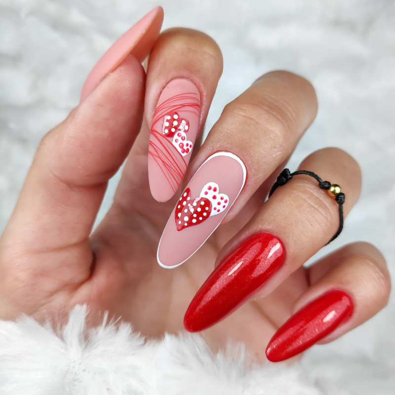 Smalto gel colorato - Claresa RED № 411, 5 ml