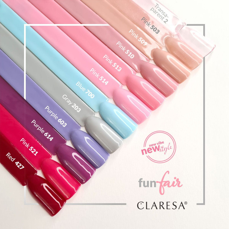 Smalto gel colorato - Claresa RED № 427, 5 ml