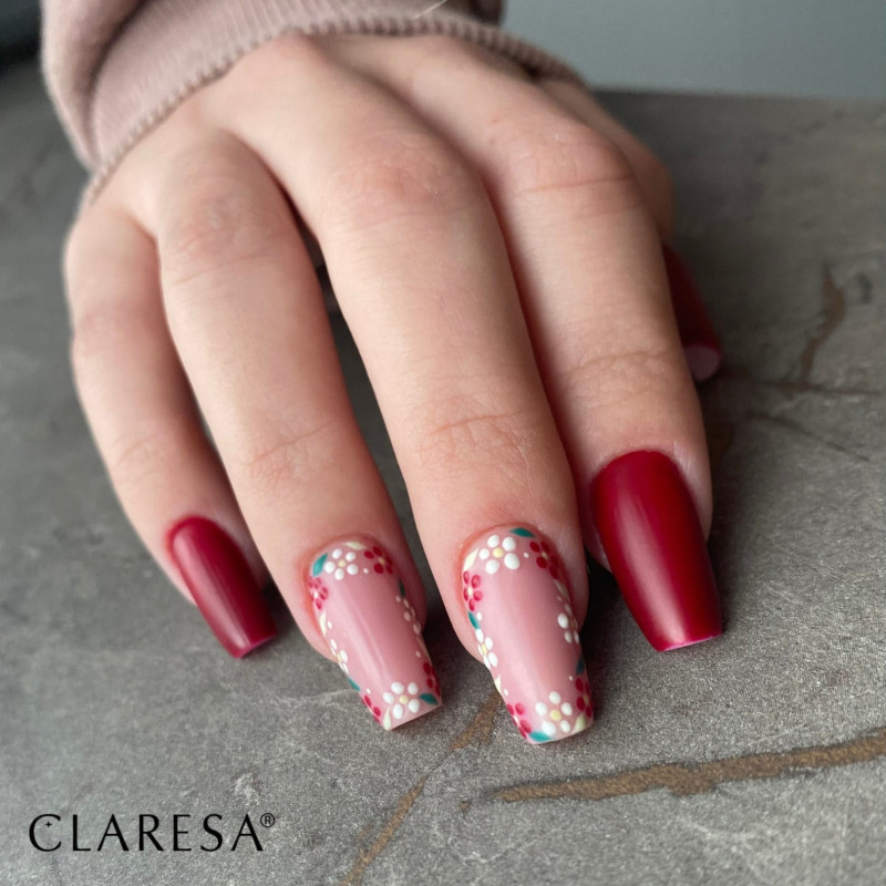 Smalto gel colorato - Claresa RED № 427, 5 ml