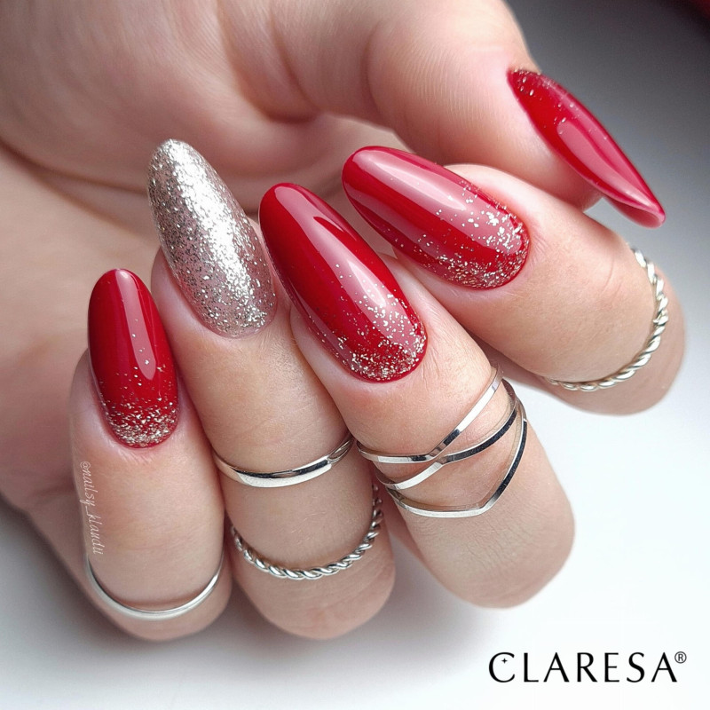 Smalto gel colorato - Claresa RED № 419, 5 ml