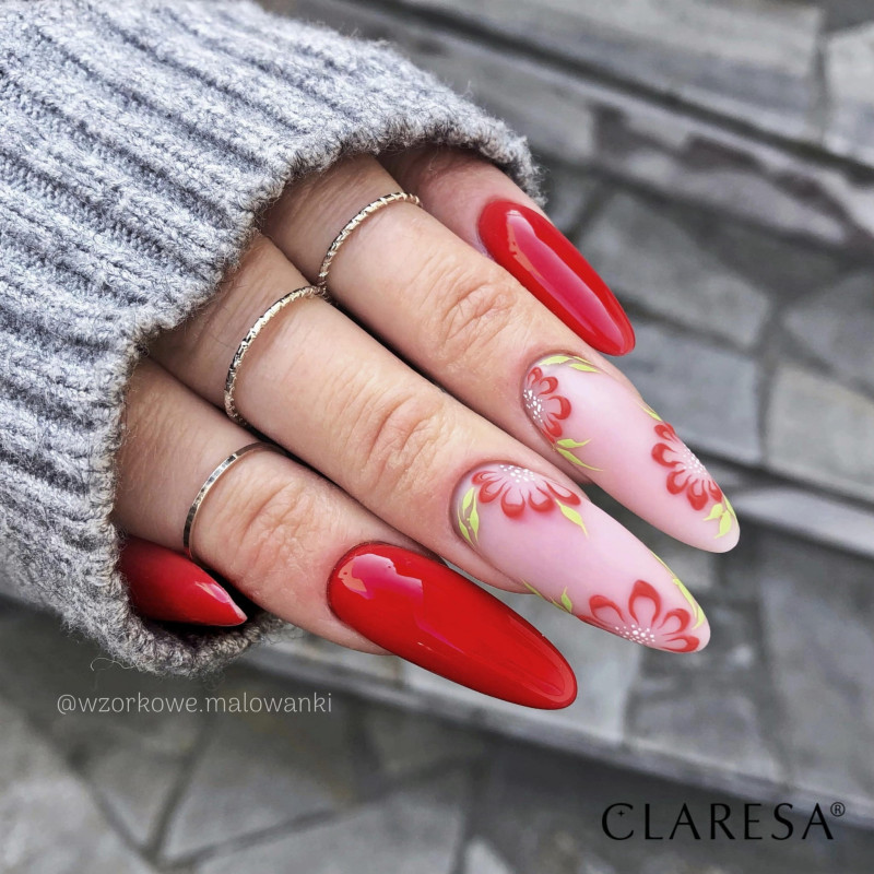 Smalto gel colorato - Claresa RED № 403, 5 ml