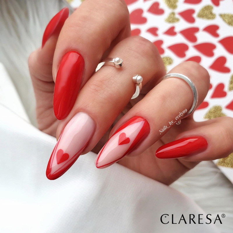 Smalto gel colorato - Claresa RED № 406, 5 ml