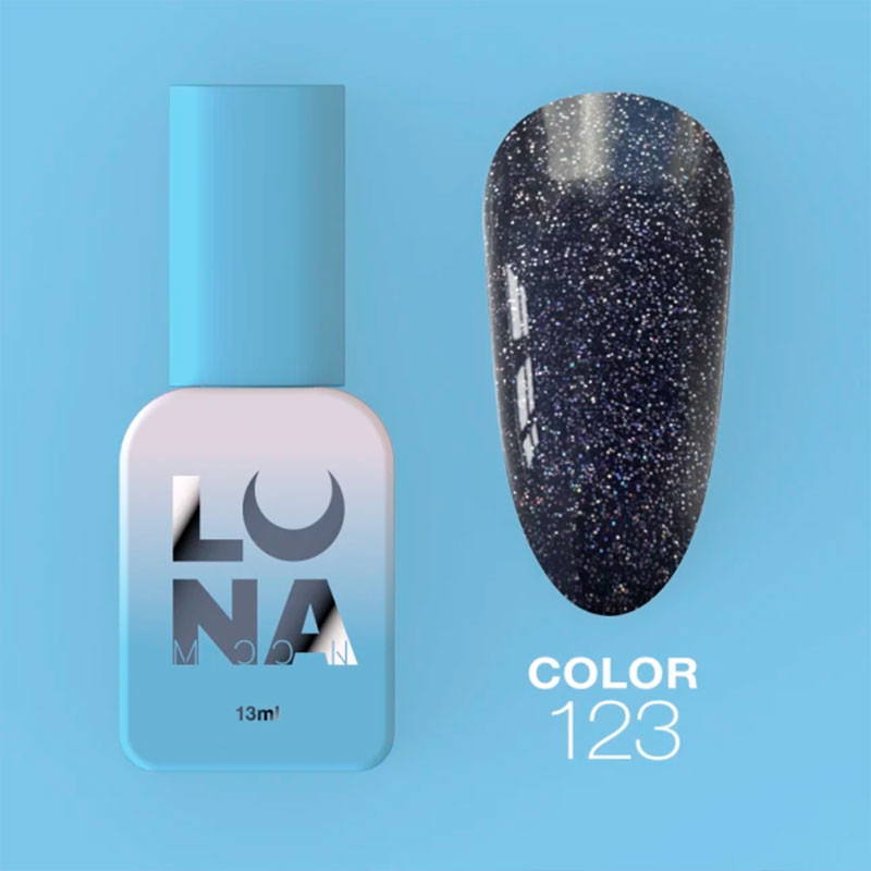 Color gel polish - Lunamoon Nr 123, 13 ml