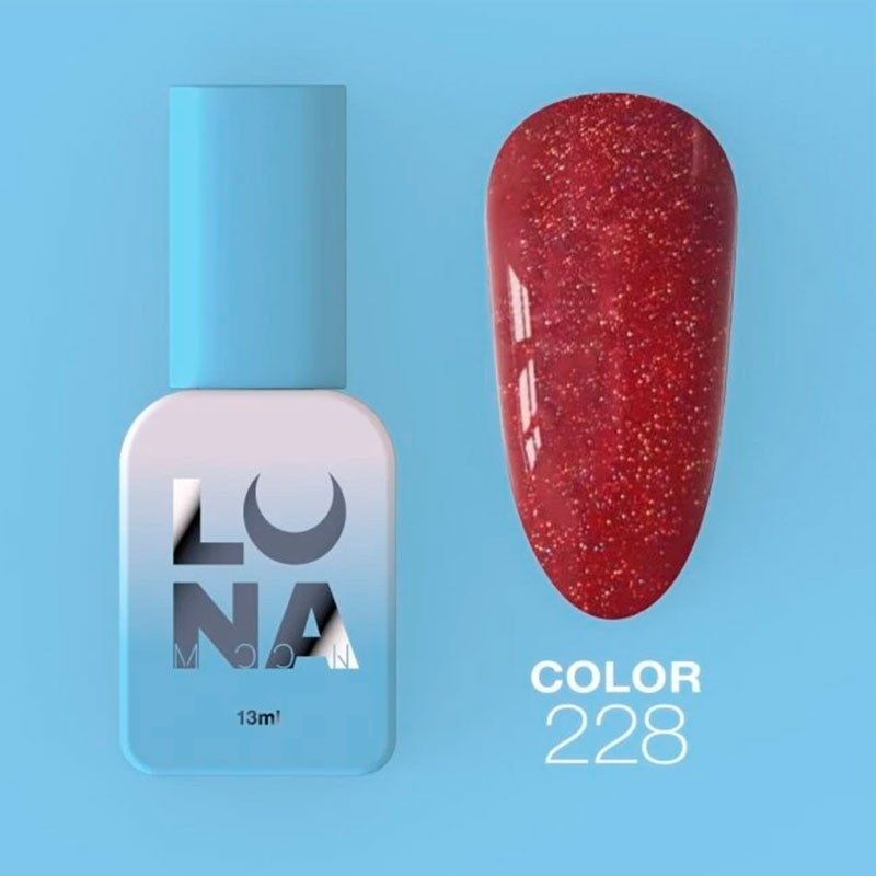 Color gel polish - Lunamoon Nr 228, 13 ml