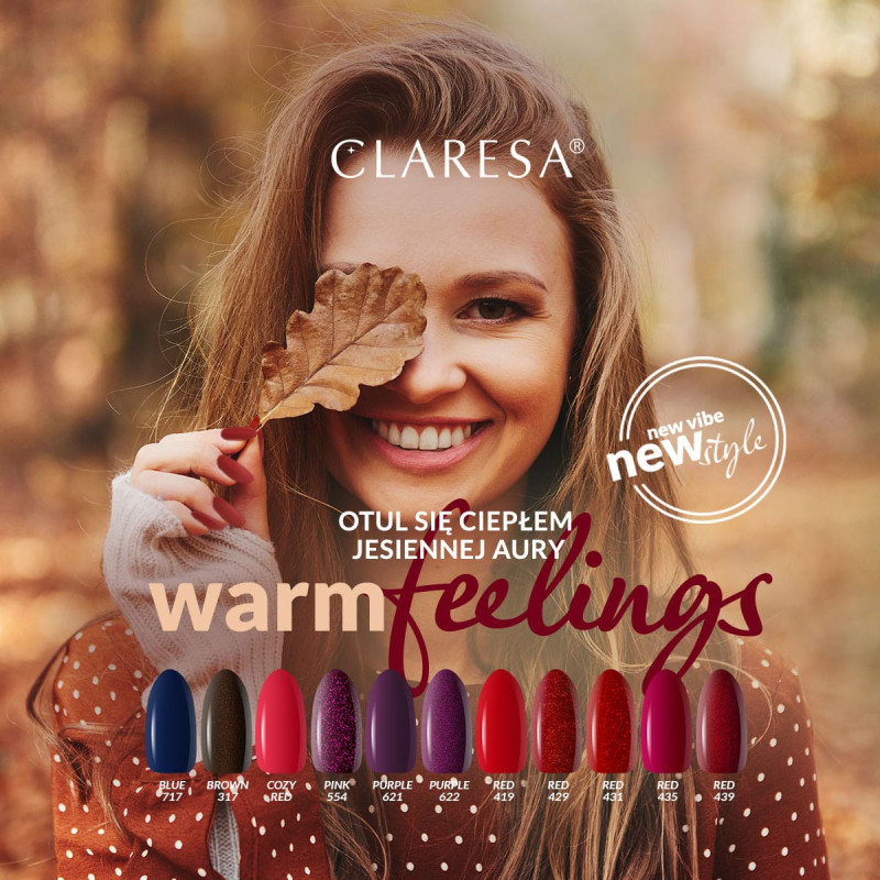 Claresa Purple № 621, 5 ml