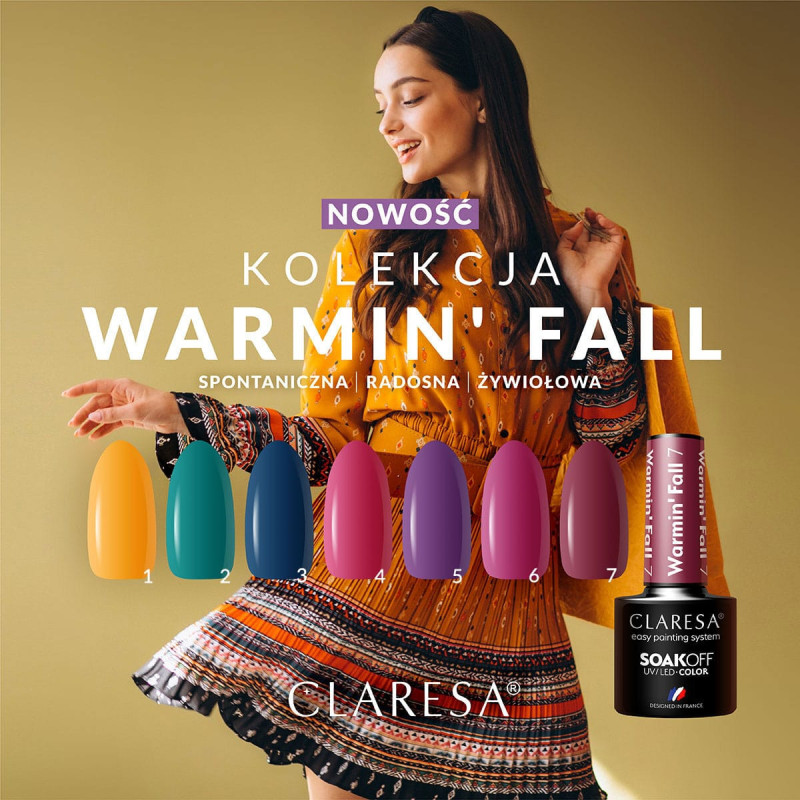 Smalto gel – Claresa WARMIN’ FALL n. 1 – 5 ml