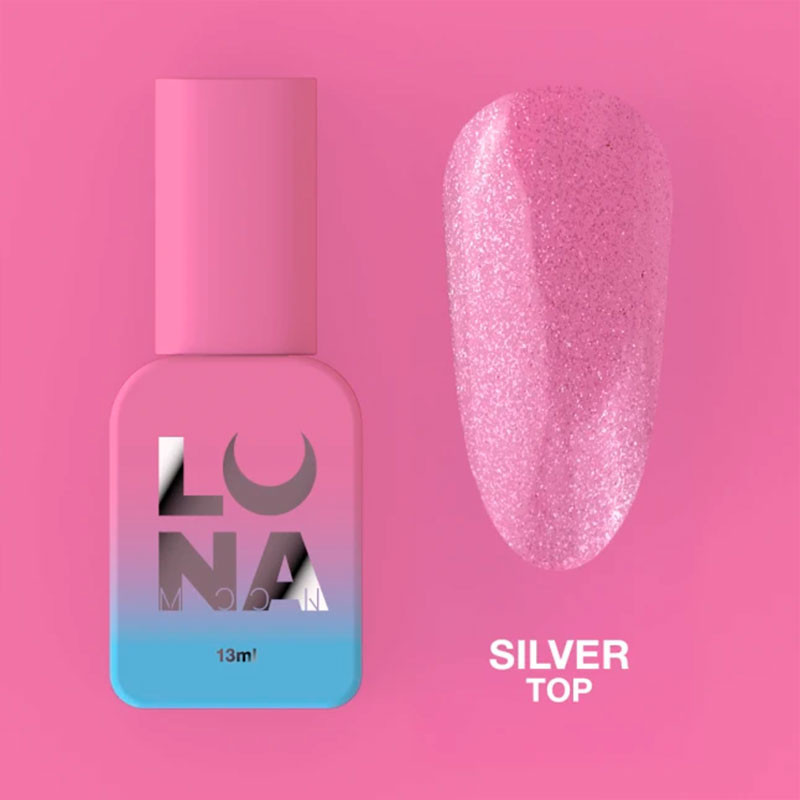 Päällyslakka – Lunamoon Top Silver – 13 ml