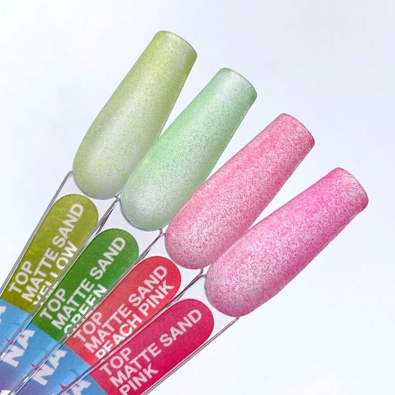 Top coat mate sin capa pegajosa – Lunamoon Top Matte Sand Pink – 13 ml