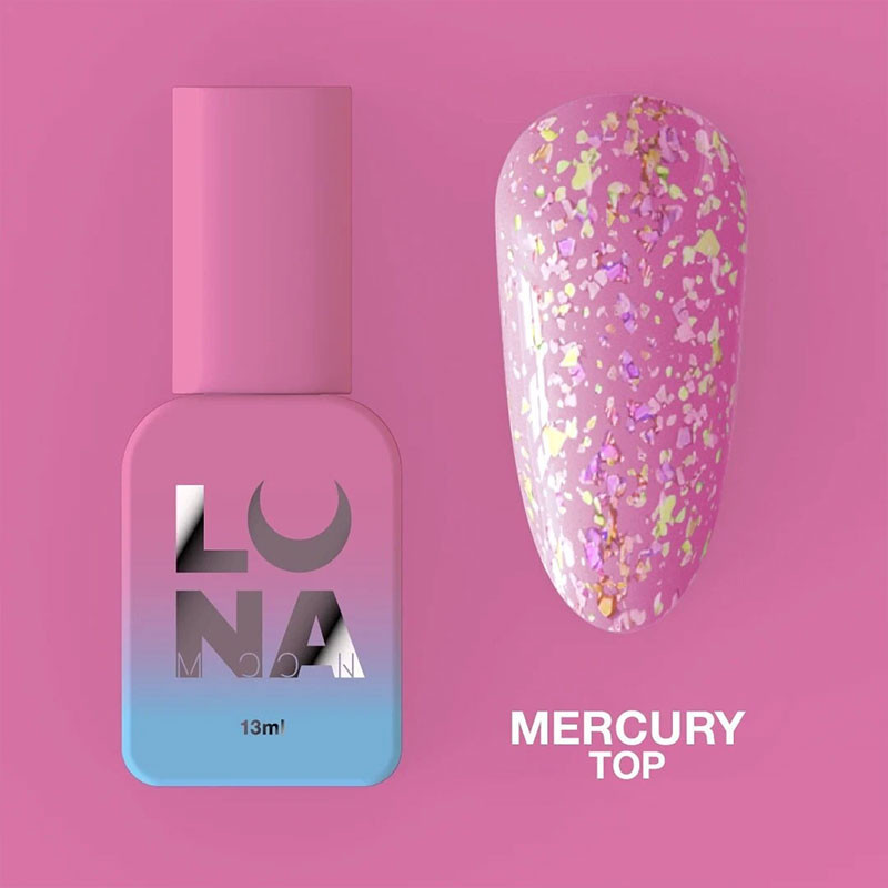 Top coat (sin capa pegajosa) – Lunamoon Mercury – 13 ml