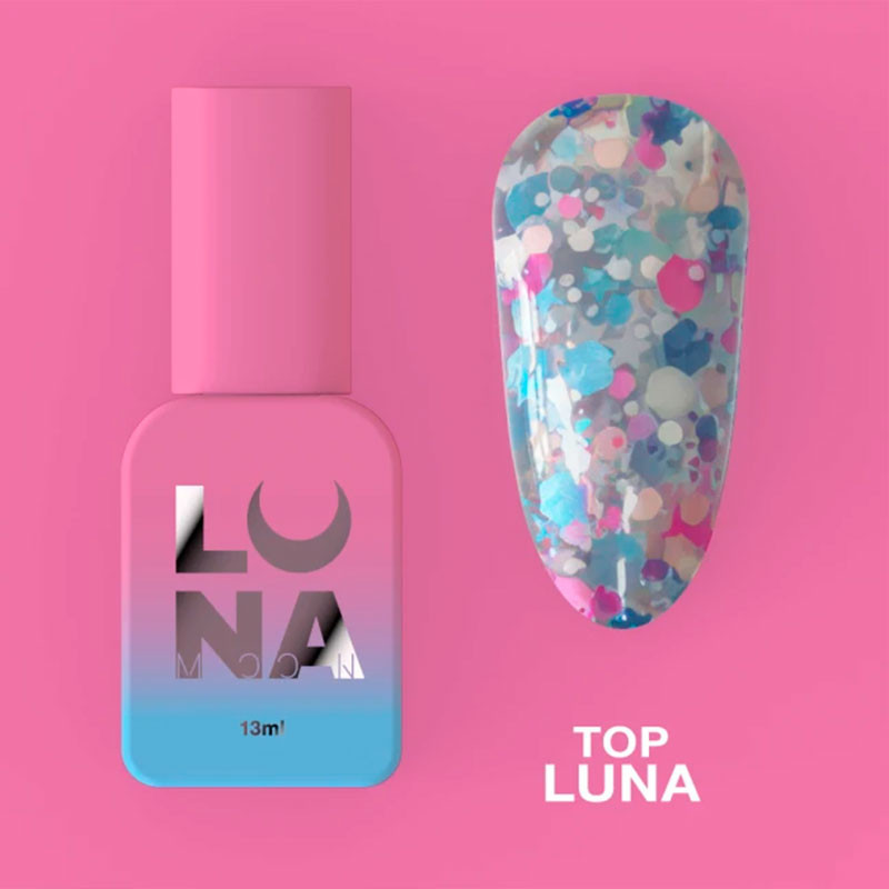 Top coat (sin capa pegajosa) – Lunamoon Top Luna – 13 ml