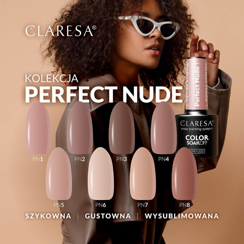 Smalto gel – Claresa Perfect Nude n. 1 – 5 ml