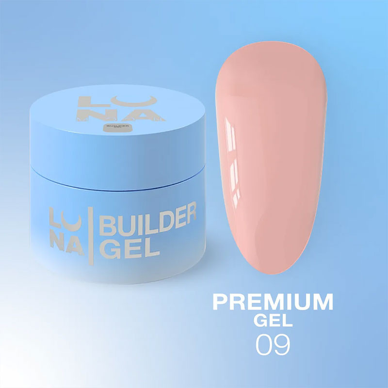 Ehitusgeel – Lunamoon Premium Gel Nr 9 – 15 ml