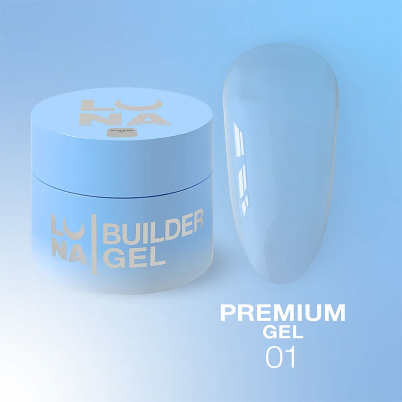 Aufbaugel Nägel – Lunamoon Premium Gel Nr 1 – 15 ml