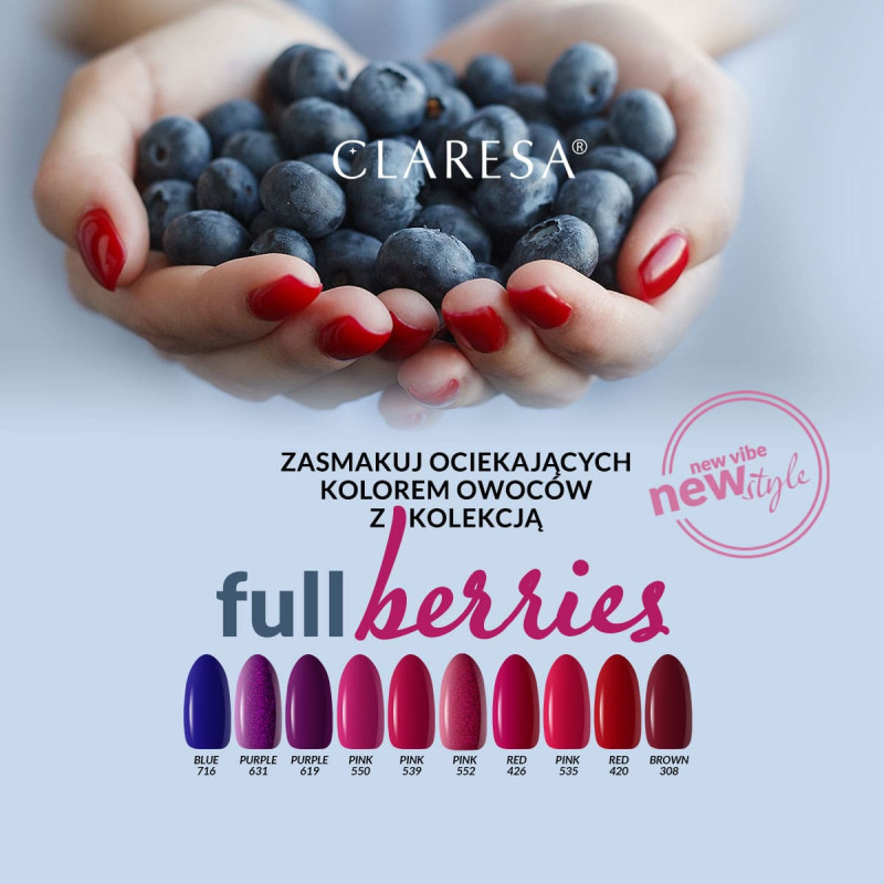 Цветной гель-лак Claresa Blue № 710, 5 ml