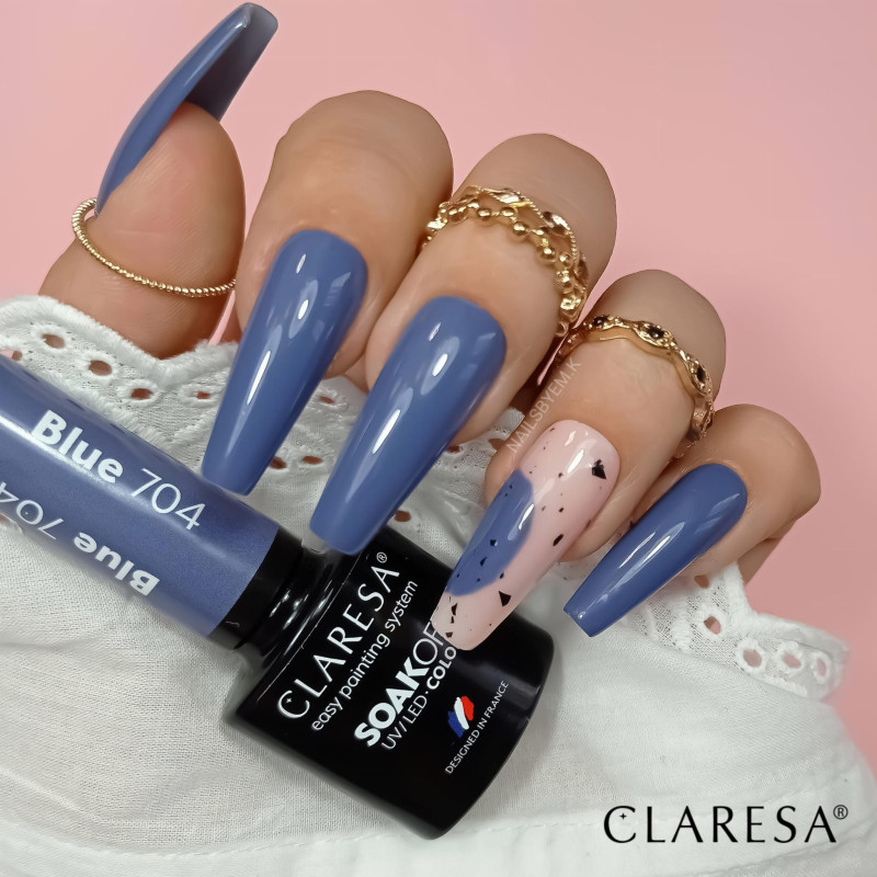 Geellakk – Claresa Blue № 704 – 5 ml