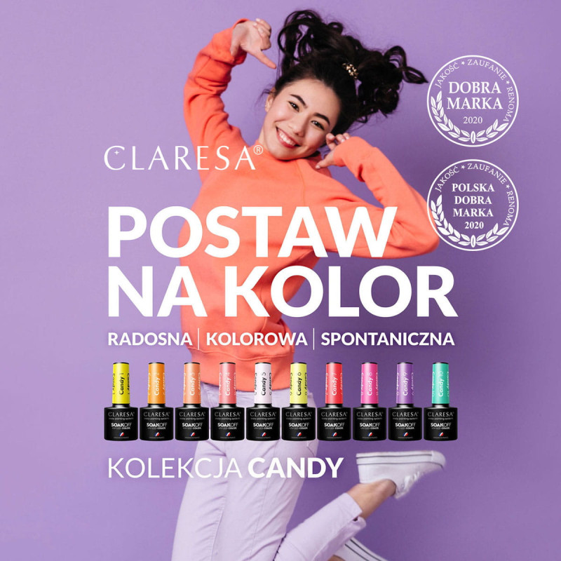 Esmalte en gel – Claresa Candy nº 2 – 5 ml