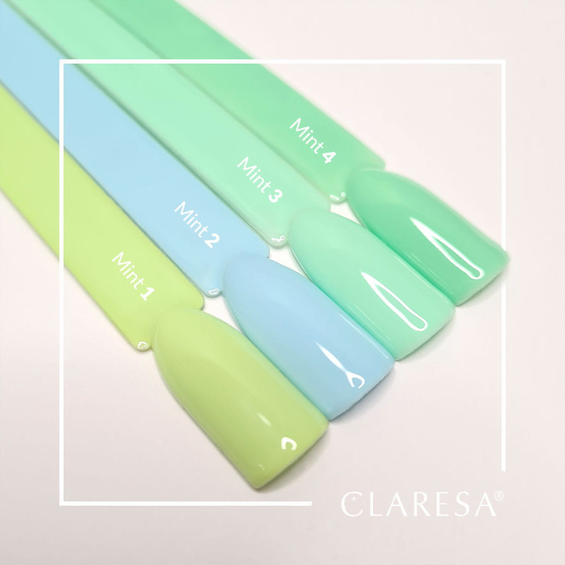 Цветной гель-лак Claresa Mint № 1, 5 ml