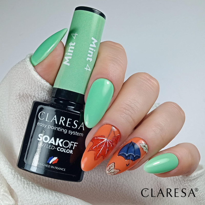 Geellakk – Claresa Mint № 4 – 5 ml