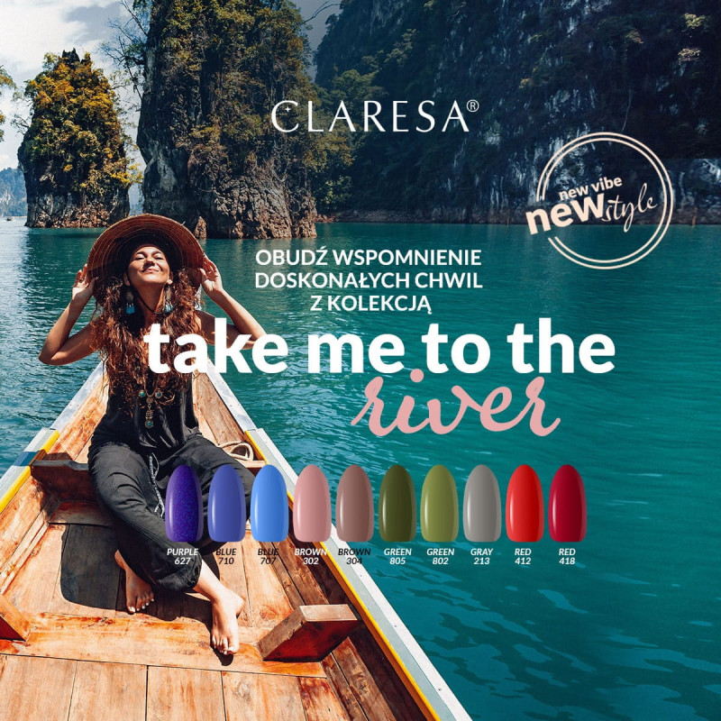 Цветной гель-лак Claresa Green № 805, 5 ml