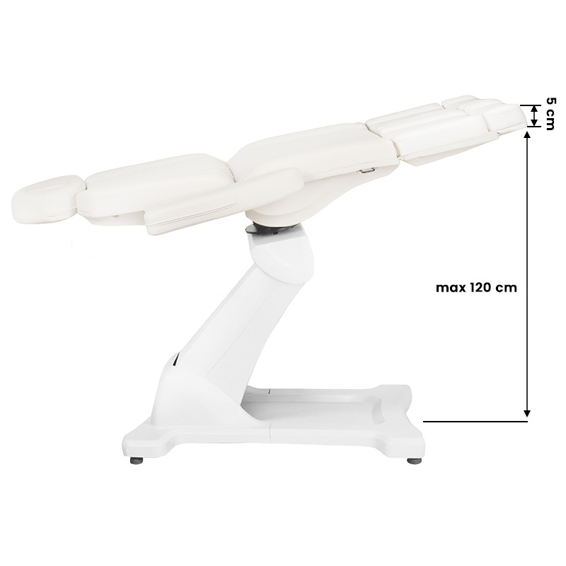 Electric cosmetic chair azzurro 869as pedi 5 motor rotary white