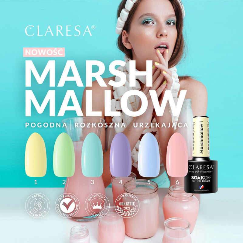 Gellack – Claresa Marshmallow № 2 – 5 ml