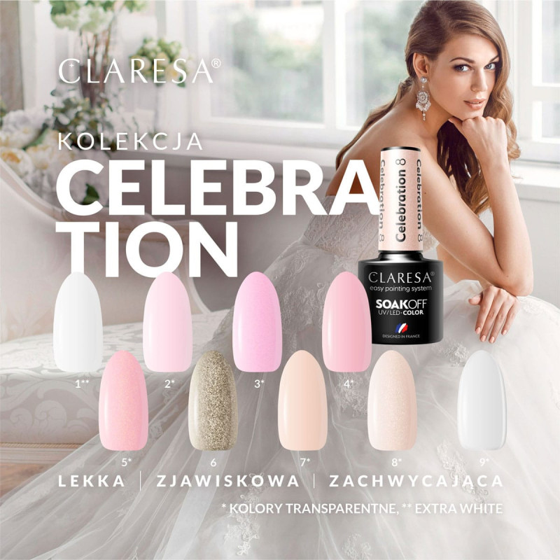Esmalte en gel – Claresa Celebration Nº 2 – 5 ml