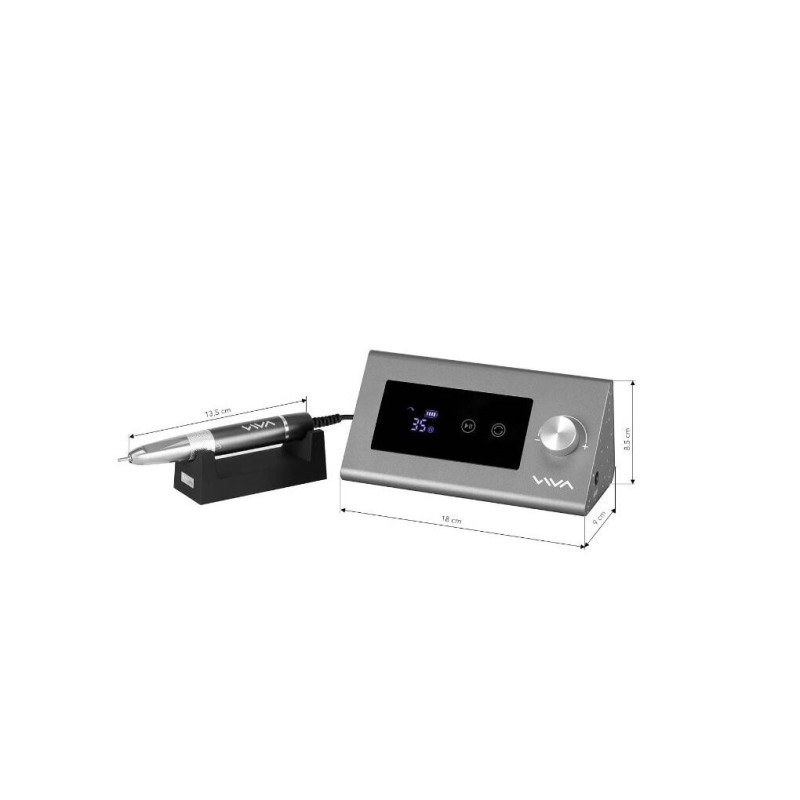 Torno para uñas profesional – VIVA PRO 602 – sin escobillas – 48 W (silencioso)