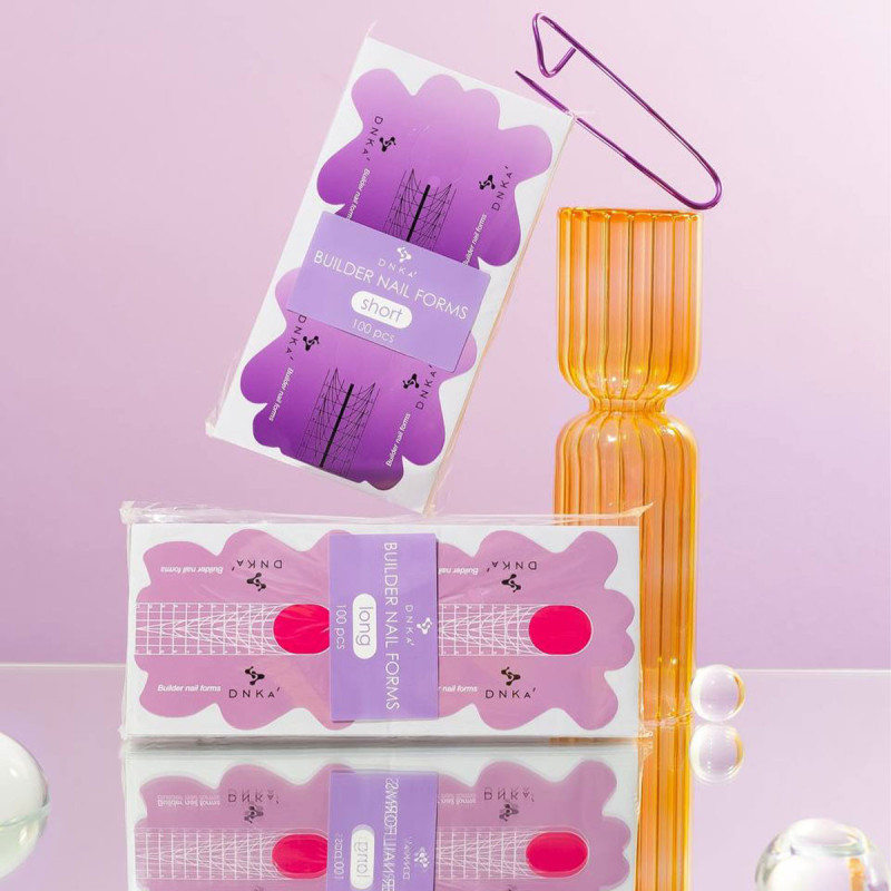 Formas de papel para extensión de uñas – DNKa Long, 100 pcs