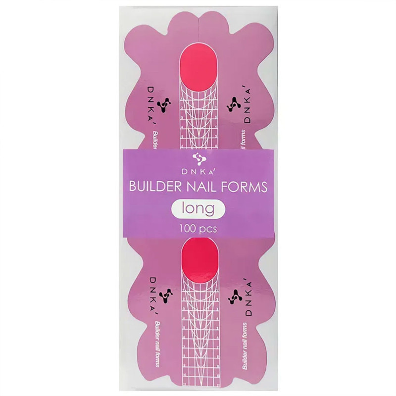 Formas de papel para extensión de uñas – DNKa Long, 100 pcs