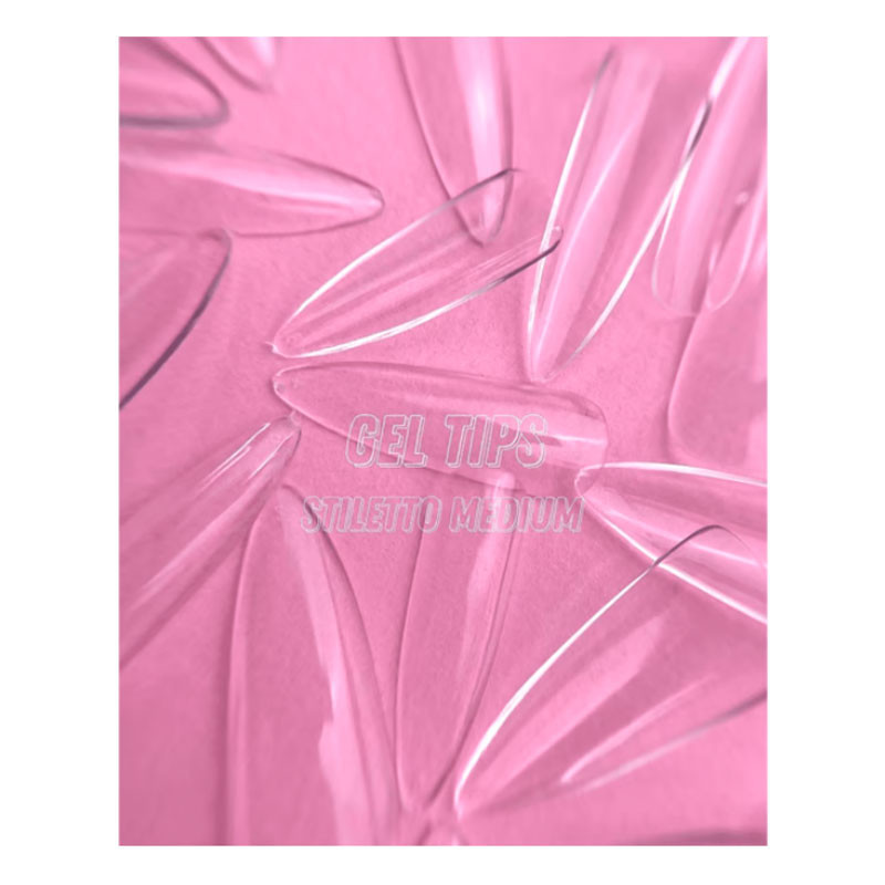 Tips de gel para uñas – LunaMoon Stiletto Medium – 500 uds