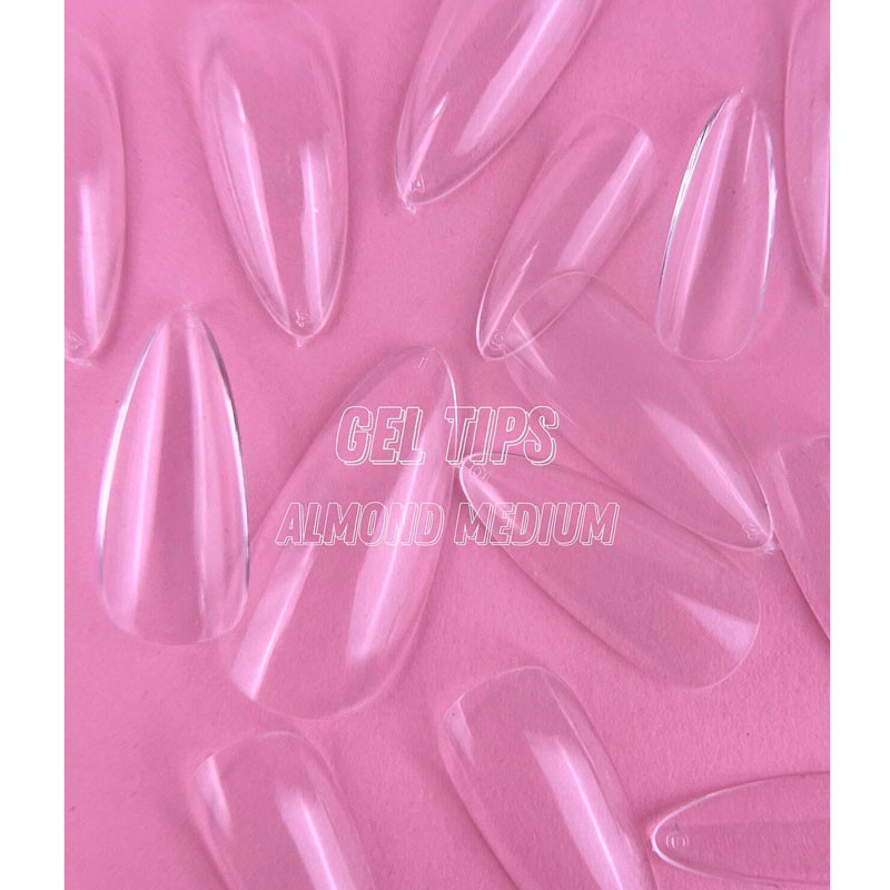 Tips de gel para uñas – LunaMoon Almond Medium – 500 uds
