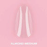 Tips de gel para uñas – LunaMoon Almond Medium – 500 uds