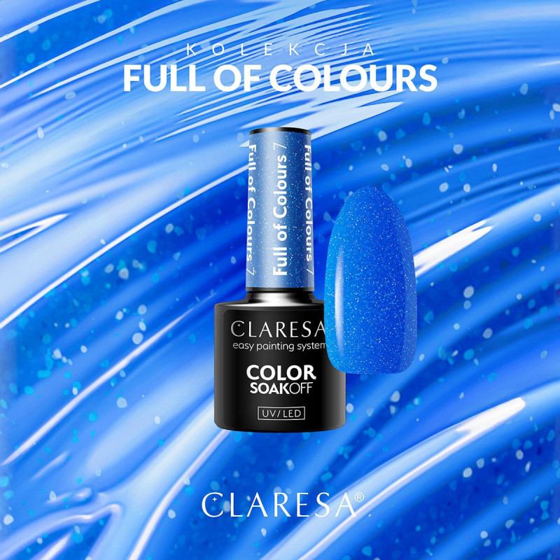 Esmalte en gel – Claresa  Full Of Colors Nº 7 – 5 ml