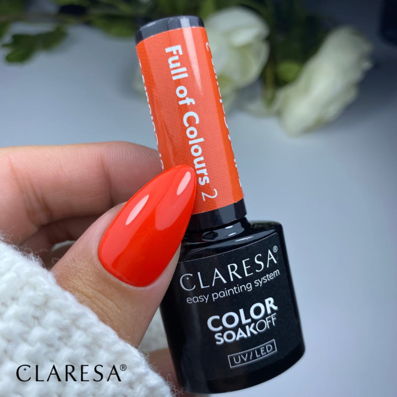 Esmalte en gel – Claresa  Full Of Colors Nº 2 – 5 ml