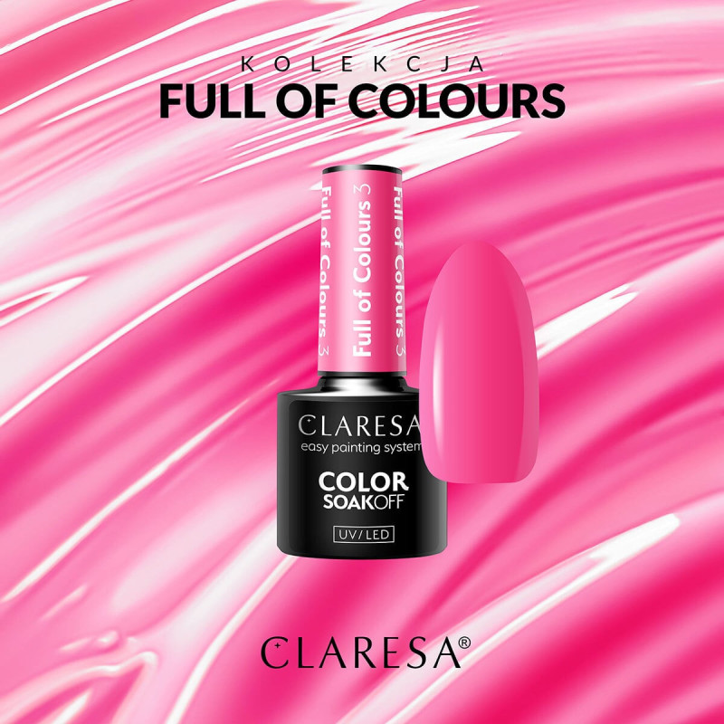 Geellakk – Claresa  Full Of Colors № 3 – 5 ml