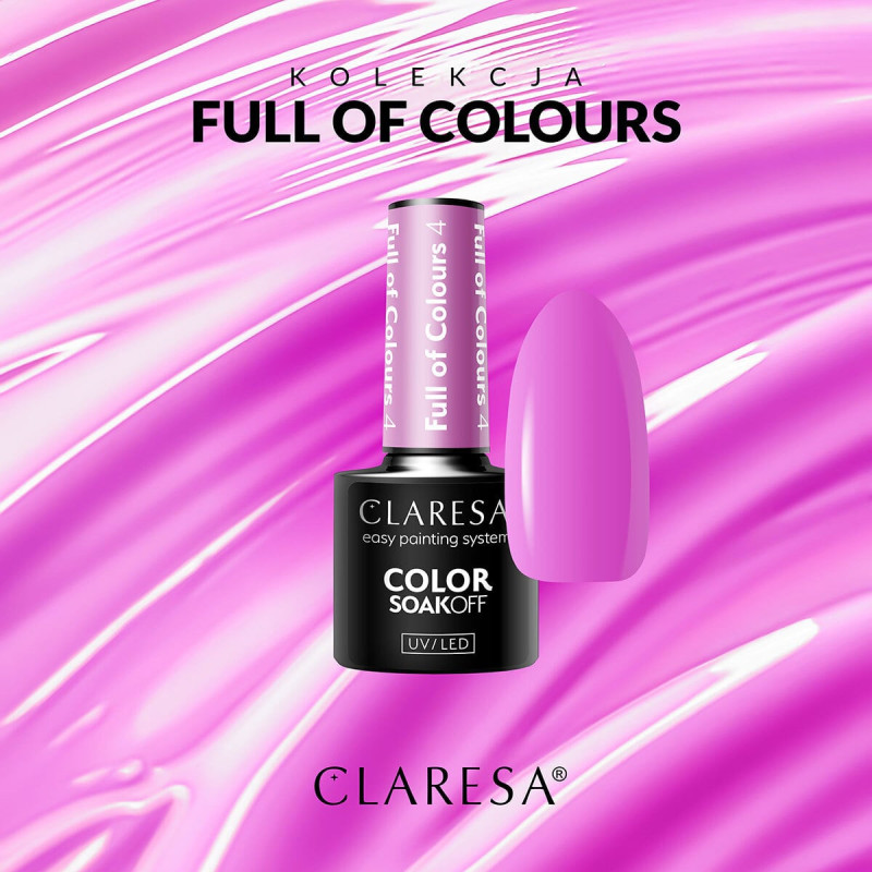 Esmalte en gel – Claresa Full Of Colors Nº 4 – 5 ml