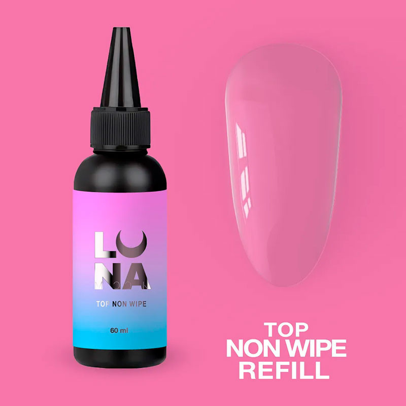Ilma kleepuva kihita pealislakk - Lunamoon Top Non Wipe - 60ml