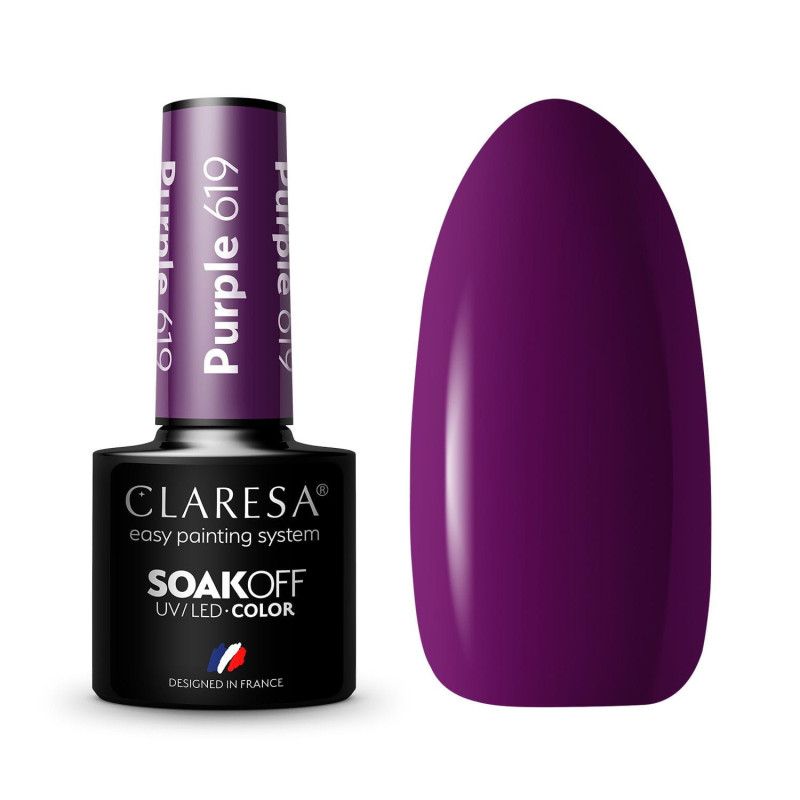 Claresa Purple № 619, 5 ml