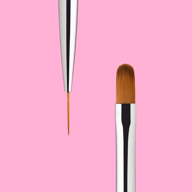 Pinceau double embout pour ongles – Lunamoon