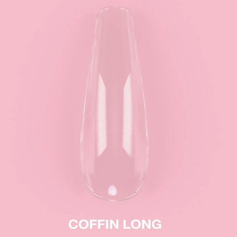 Tips de gel para uñas – LunaMoon Coffin Long – 500 uds
