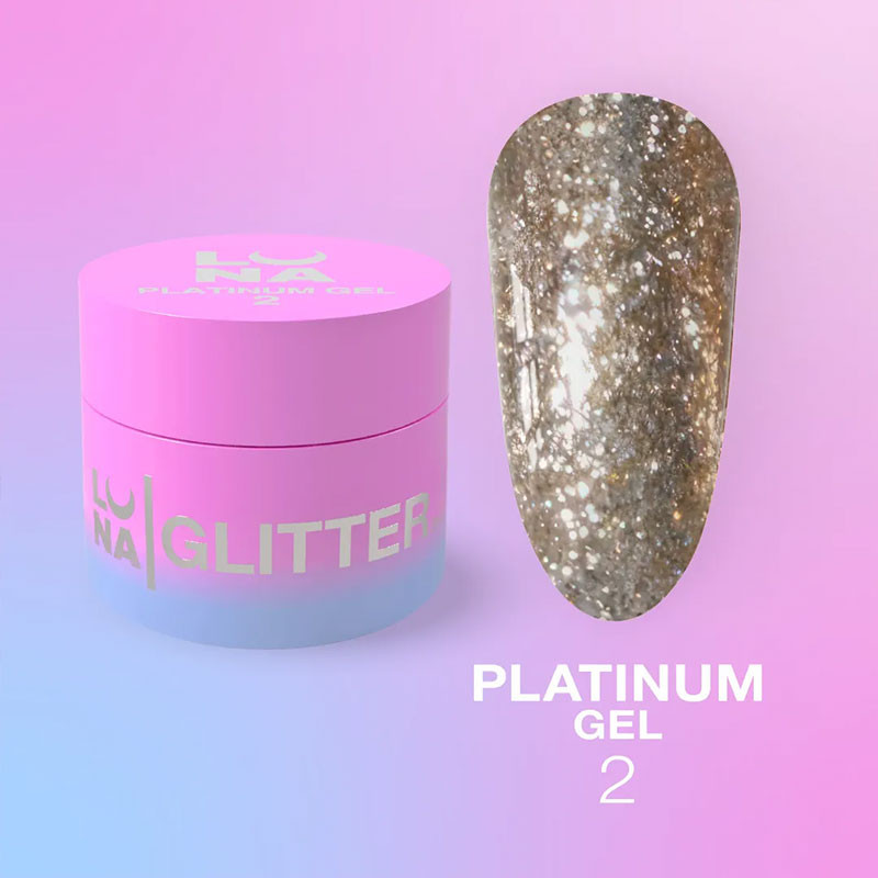 Pintura en gel para uñas – LUNAMOON Platinum Gel Nr 2 – 5 ml