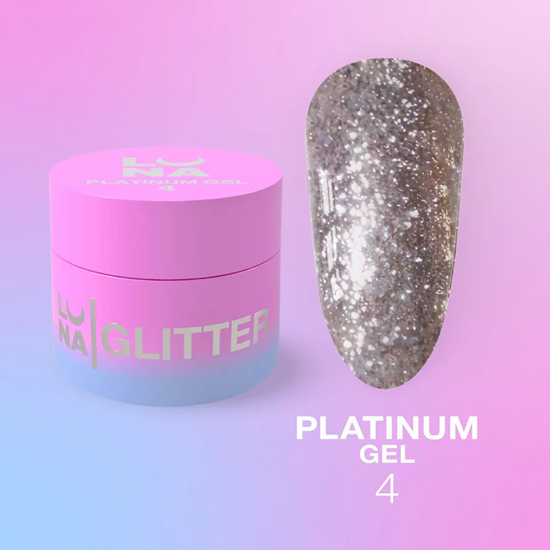 Pintura en gel para uñas – LUNAMOON Platinum Gel Nr 4 – 5 ml