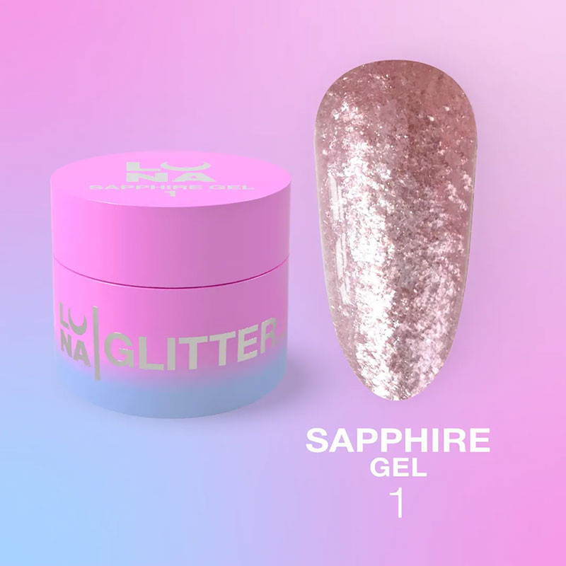 Pintura en gel para uñas – LUNAMOON Sapphire Gel Nr 1 – 5 ml