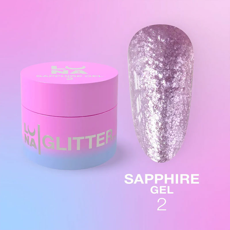 Pintura en gel para uñas – LUNAMOON Sapphire Gel Nr 2 – 5 ml