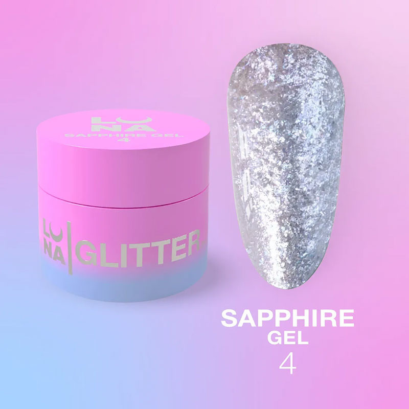 Pintura en gel para uñas – LUNAMOON Sapphire Gel Nr 4 – 5 ml