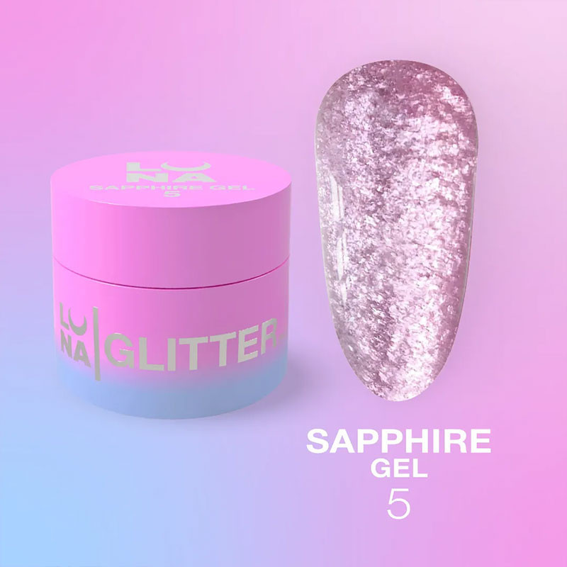 Pintura en gel para uñas – LUNAMOON Sapphire Gel Nr 5 – 5 ml