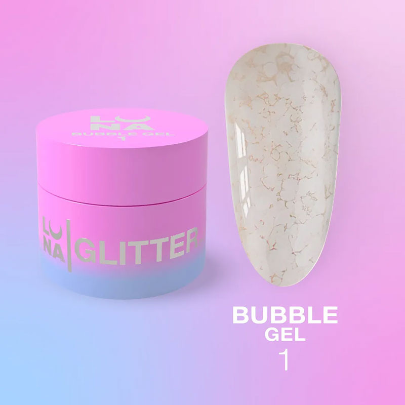 Nail art gel paint – LUNAMOON Bubble Gel Nr 1 – 5 ml