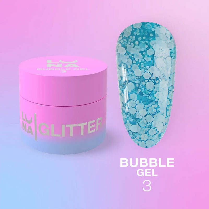 Nail art gel paint – LUNAMOON Bubble Gel Nr 3 – 5 ml